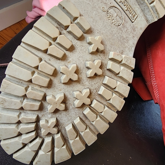 Timberland Waterproof Men's Red Work Boots - Picture 4 of 6